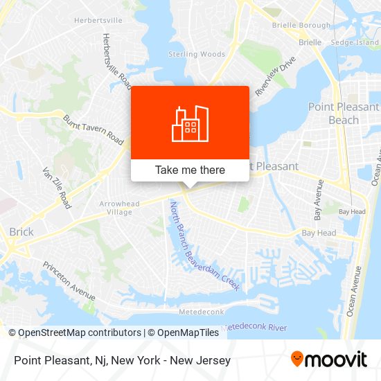 Mapa de Point Pleasant, Nj