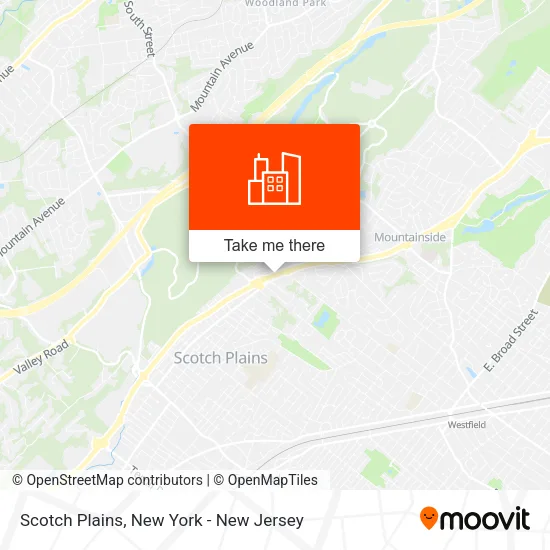Scotch Plains map