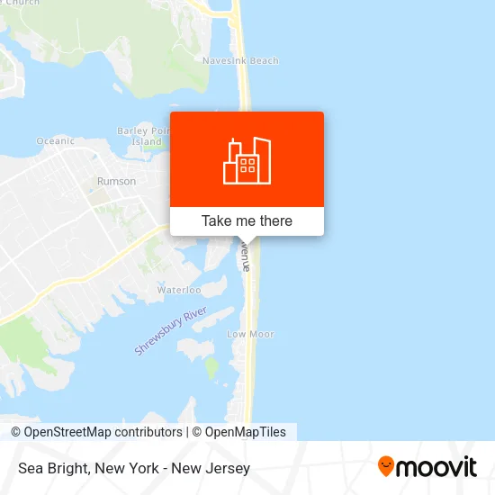 Sea Bright map