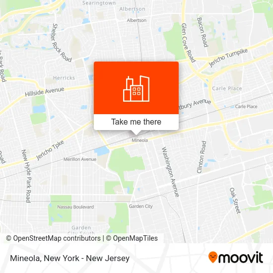 Mineola map