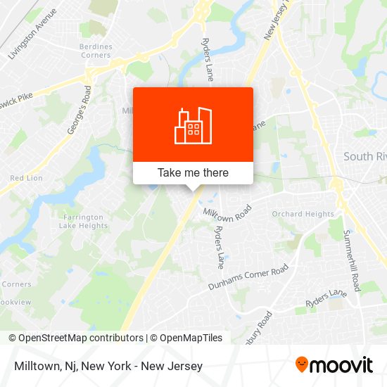 Milltown, Nj map