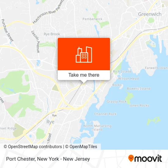 Port Chester map