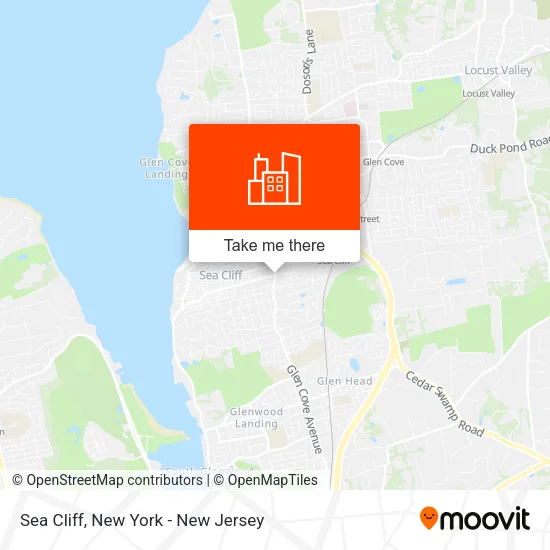 Sea Cliff map