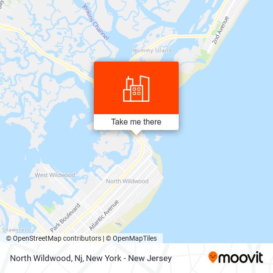 North Wildwood, Nj map