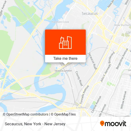 Secaucus map
