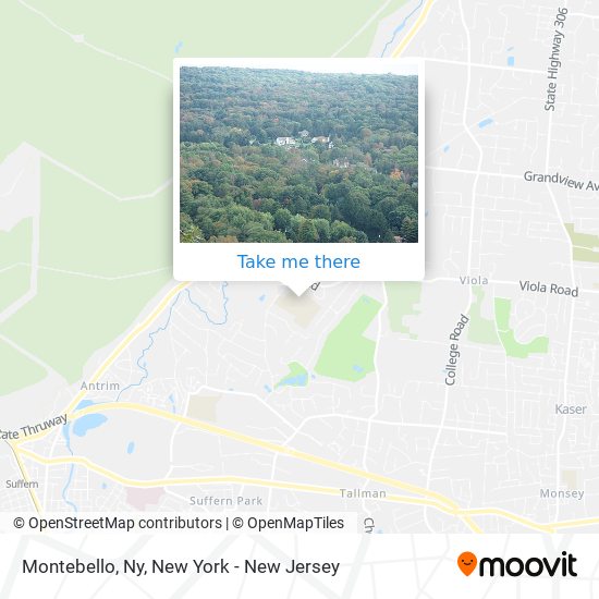 Montebello, Ny map