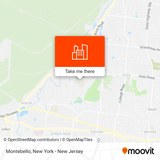 Montebello map