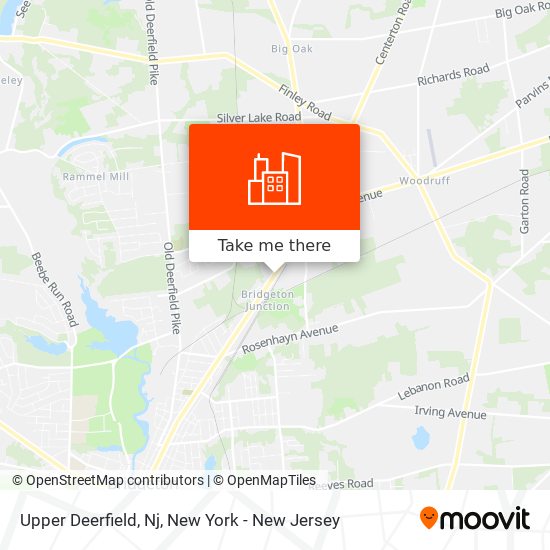 Upper Deerfield, Nj map