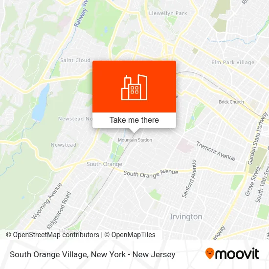 South Orange Village map