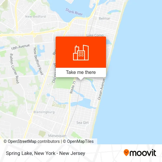 Spring Lake map