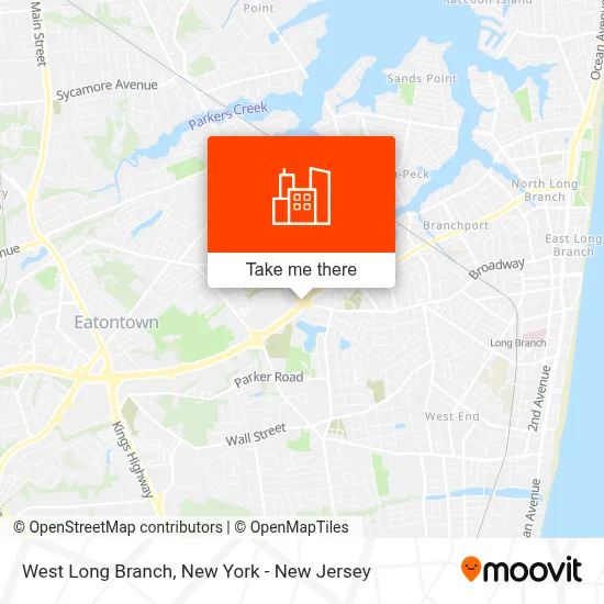 West Long Branch map