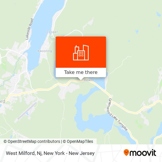 Mapa de West Milford, Nj