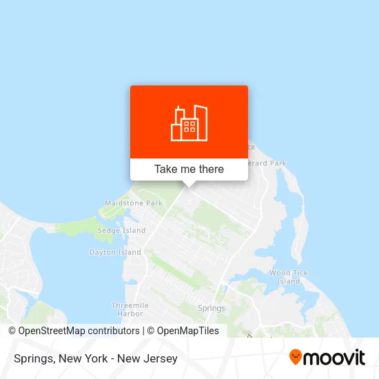 Springs, Ny map