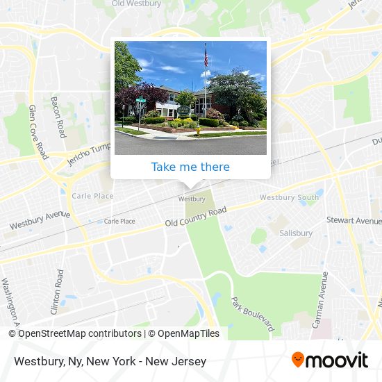 Westbury, Ny map