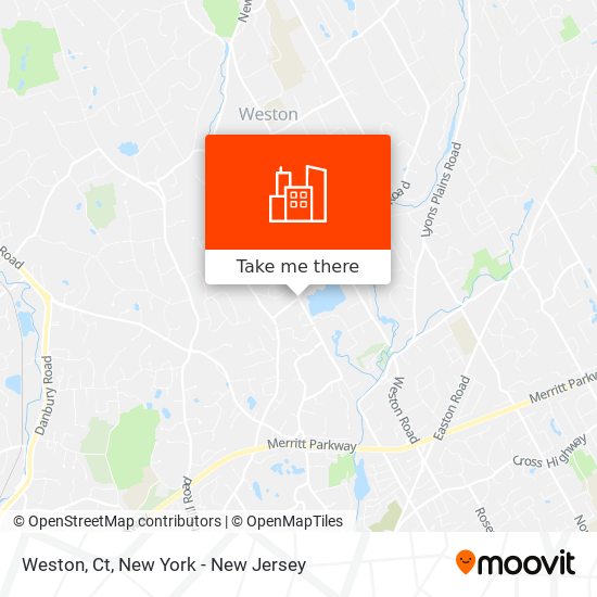 Weston, Ct map