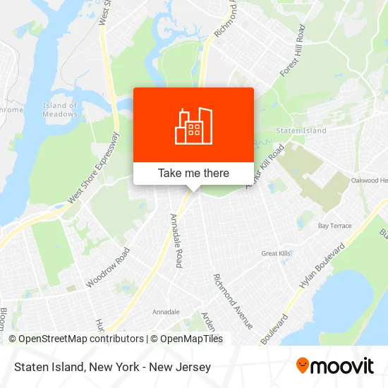 Staten Island map