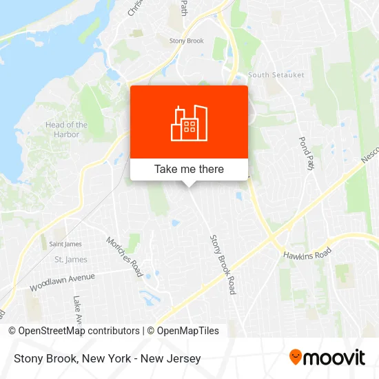 Stony Brook map