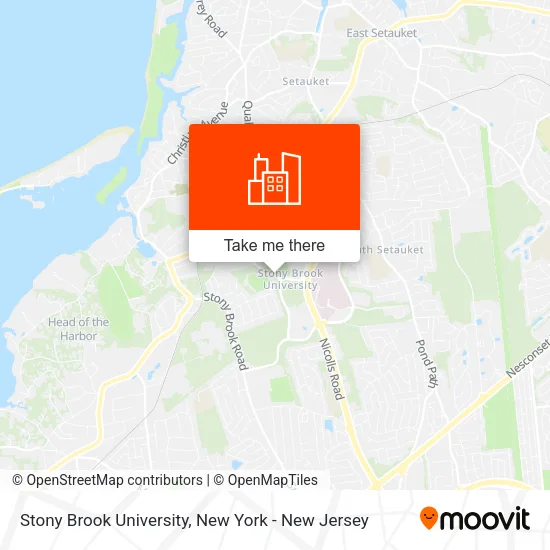 Stony Brook University map