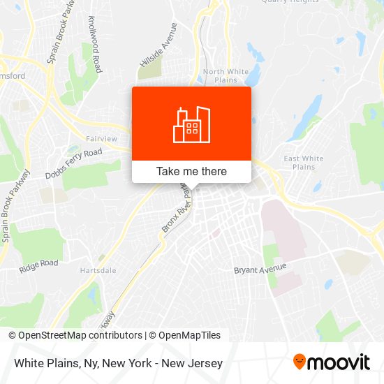 White Plains, Ny map