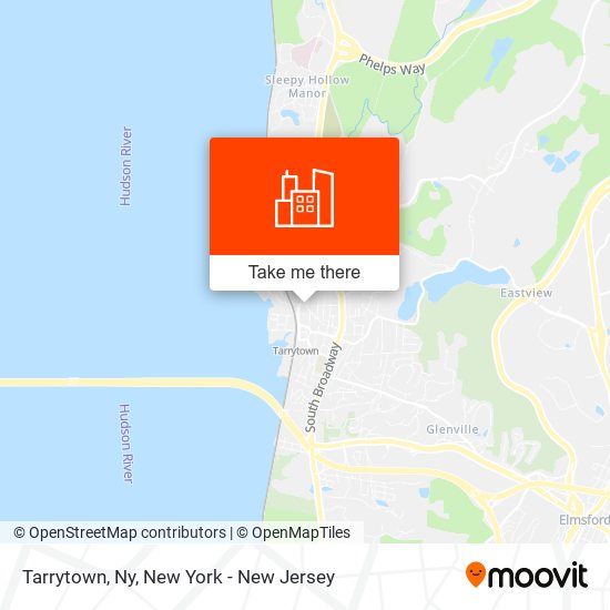 Tarrytown, Ny map