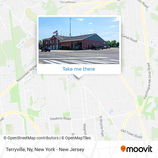 Terryville, Ny map