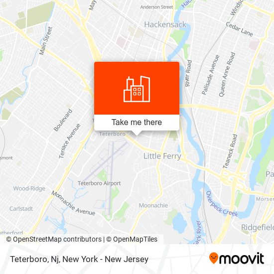 Teterboro, Nj map