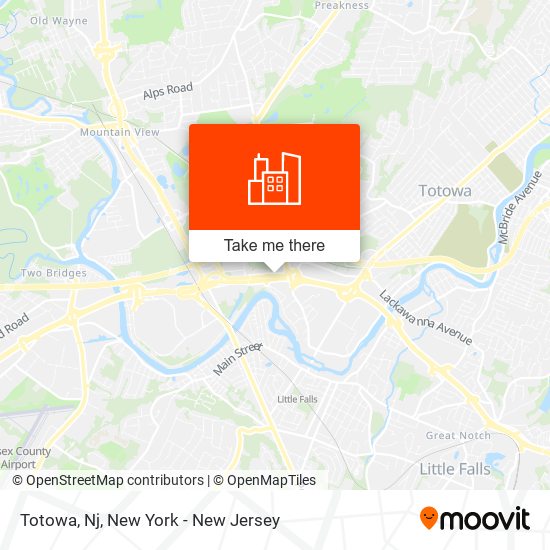 Totowa, Nj map