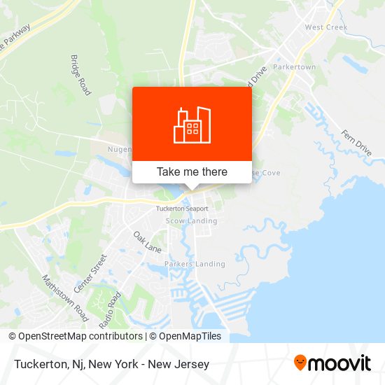 Tuckerton, Nj map