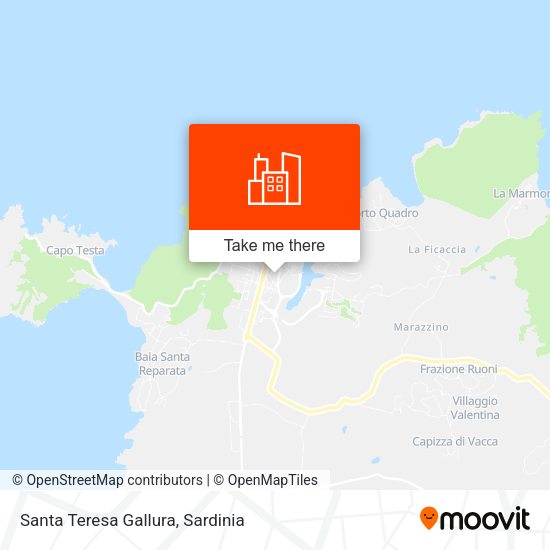 Santa Teresa Gallura map