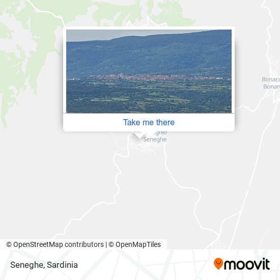 Seneghe map