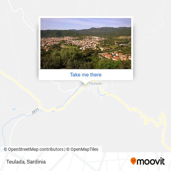 Teulada map