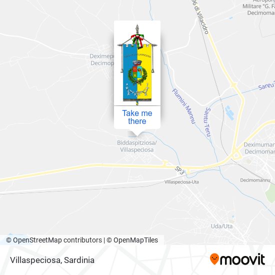 Villaspeciosa map