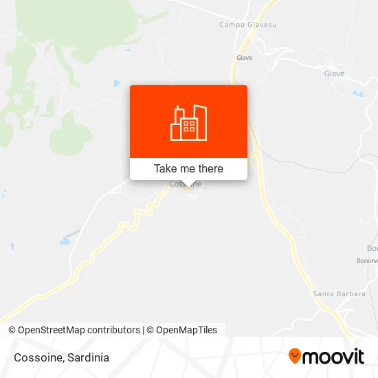 Cossoine map
