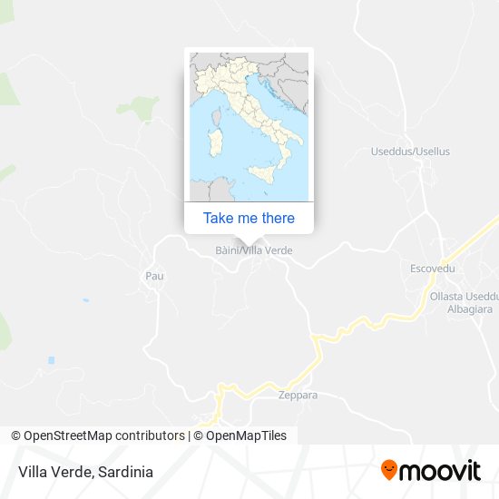 Villa Verde map