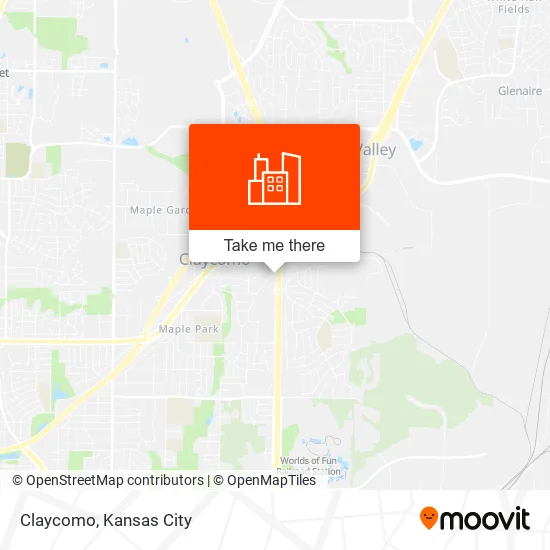 Claycomo map