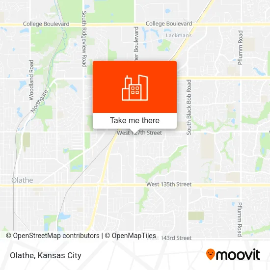 Olathe map