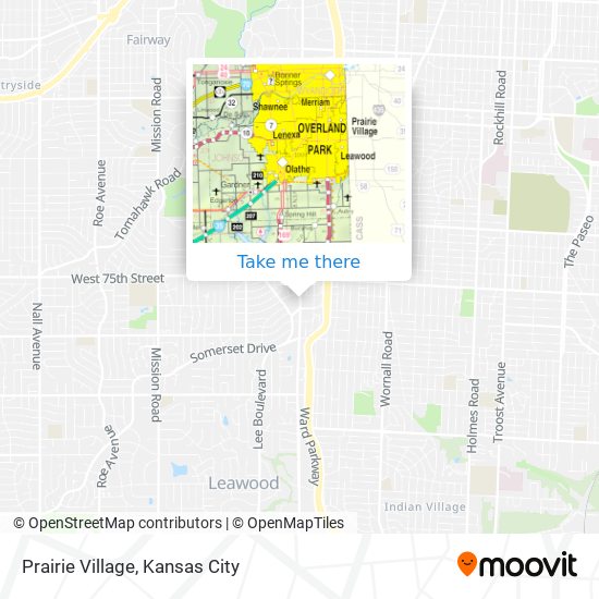 Mapa de Prairie Village