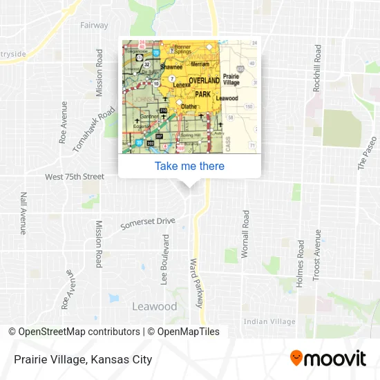 Prairie Village map