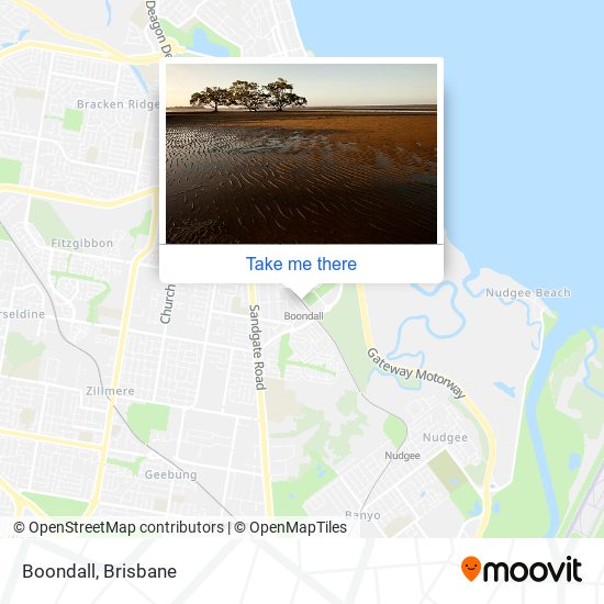 Boondall map