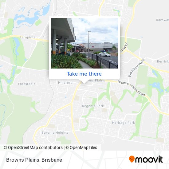 Browns Plains map