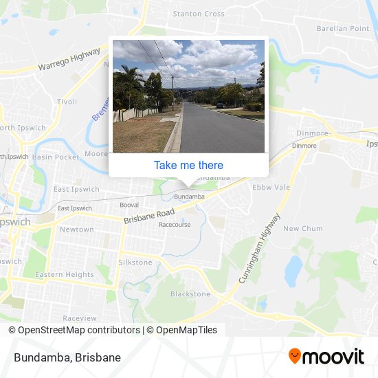 Bundamba map