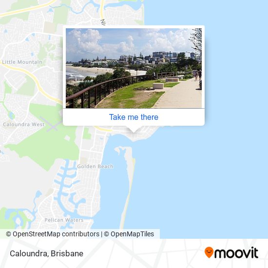 Caloundra map