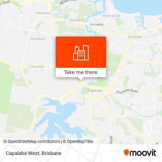 Capalaba West map