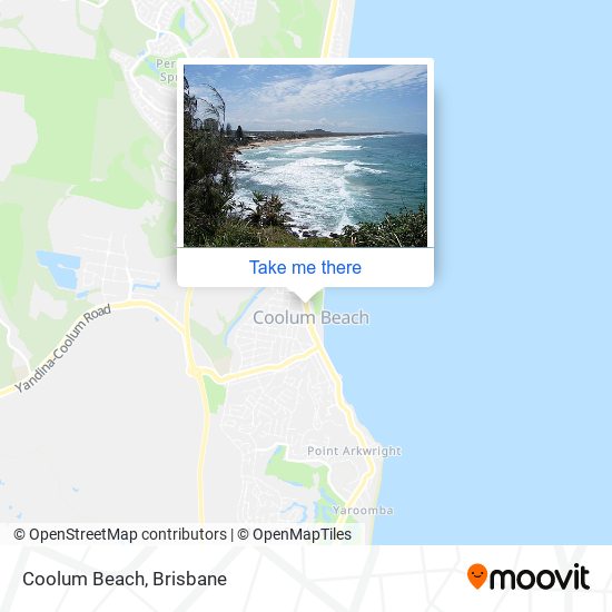 Coolum Beach map