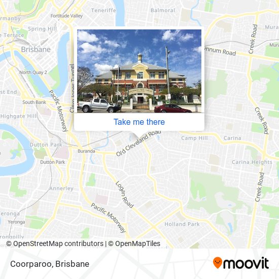 Coorparoo map