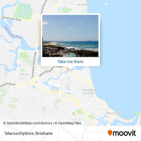 Maroochydore map