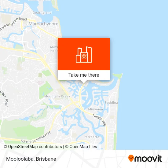 Mapa Mooloolaba