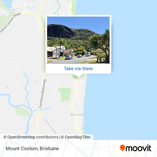 Mount Coolum map