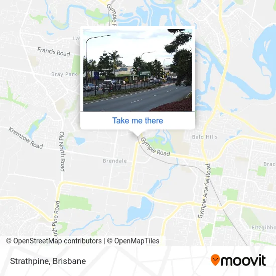 Mapa Strathpine