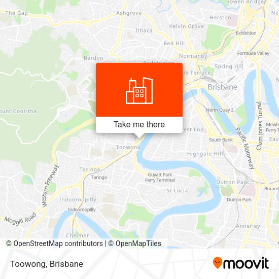 Toowong map